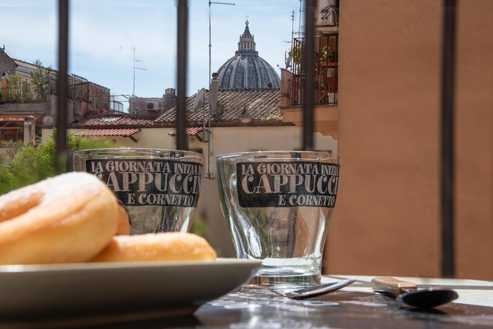 רומא Vatican Boutique Apartment With St Peters Dome View מראה חיצוני תמונה